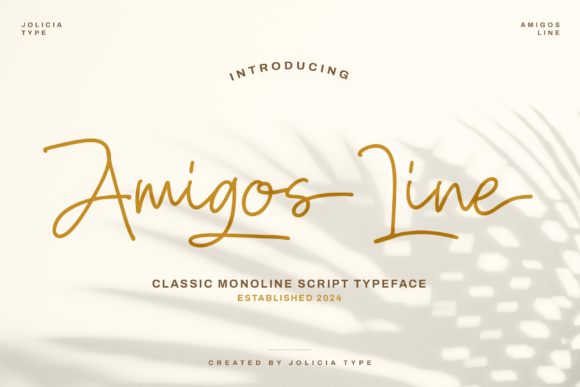 Amigos Line: A Handwritten Font for Web Design