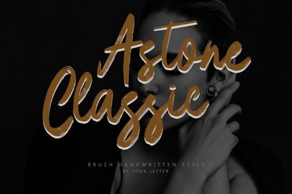Astone Classic: A Handwritten Typeface for Editorial Design