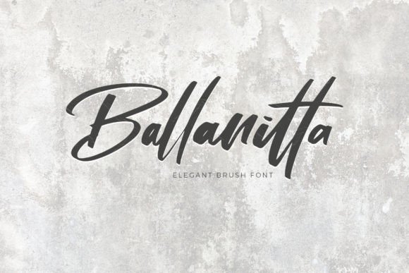 Bellanitta: A Refined Script Typeface for Editorial Design