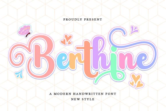 Berthine: A Script Font for Elegant Branding