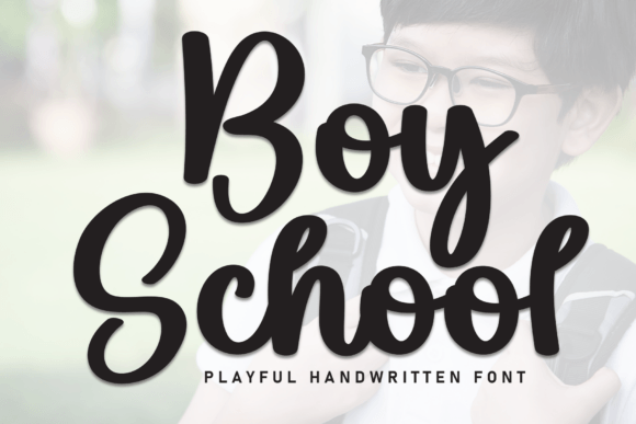 Boy School Typeface for Modern Web Design