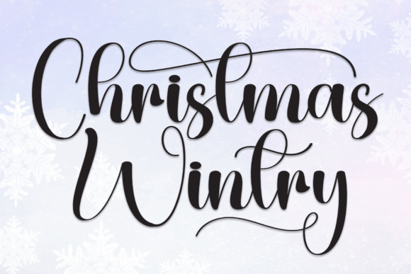 Christmas Wintry Font for Elegant Branding