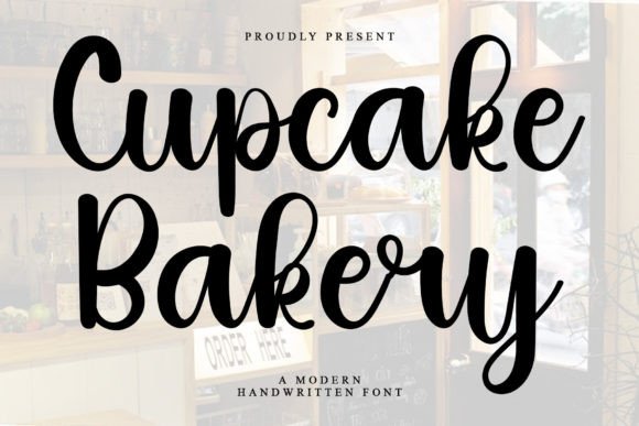 Cupcake Bakery: A Handwritten Font for Editorial Design