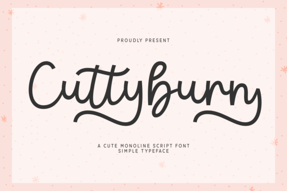 Cuttyburn: A Playful Script Font for Modern Web Design