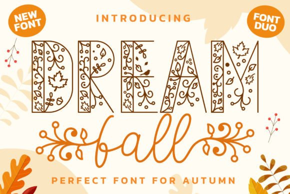 Dream Fall Duo: A Versatile Typeface for Autumn Campaigns