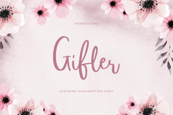Gifler: A Handwritten Font for Editorial Grace