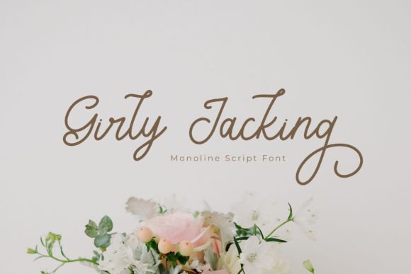 Girly Jacking Font for Elegant Branding