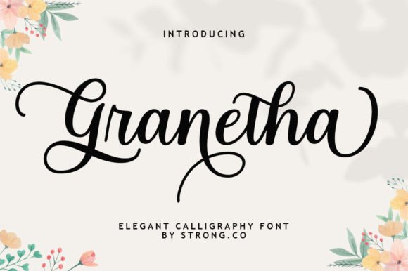 Granetha: A Handwritten Font for Warm Branding