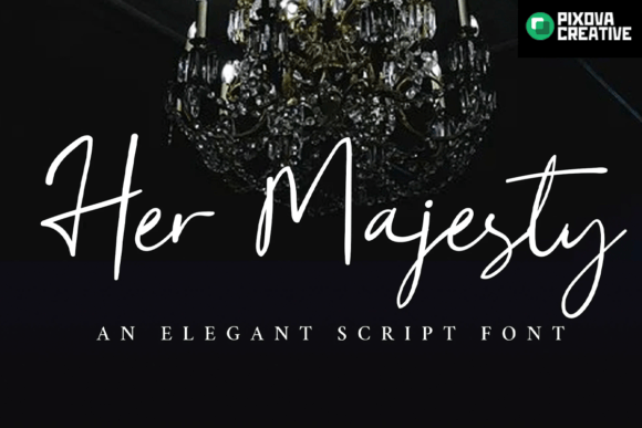 Her Majesty: An Elegant Script Font for Editorial Design
