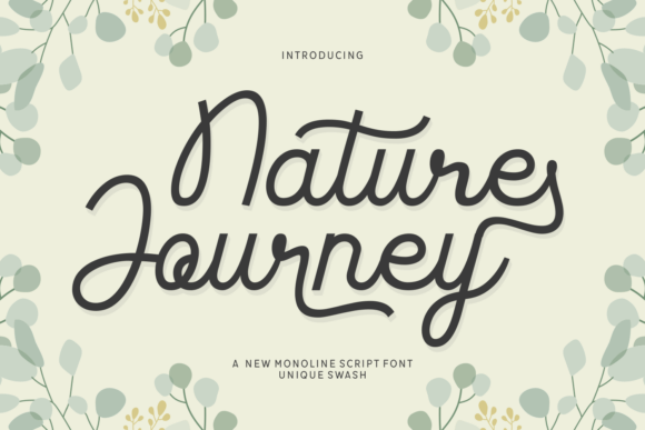 Nature Journey Font for Handmade Brands