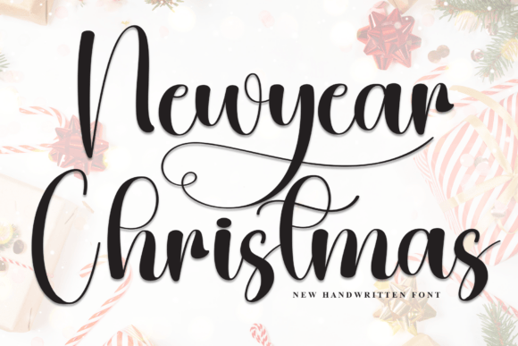 Newyear Christmas: A Script Font for Web Design