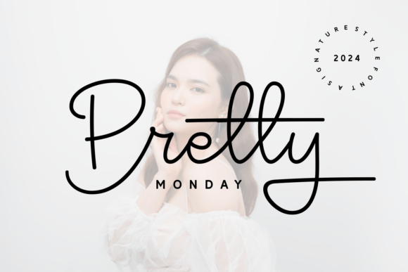Pretty Monday: A Script Font for Editorial Design