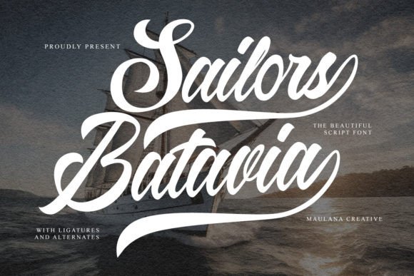 Sailors Batavia Font for Modern Web Design
