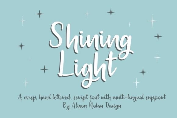 Shining Light Font for Elegant Branding