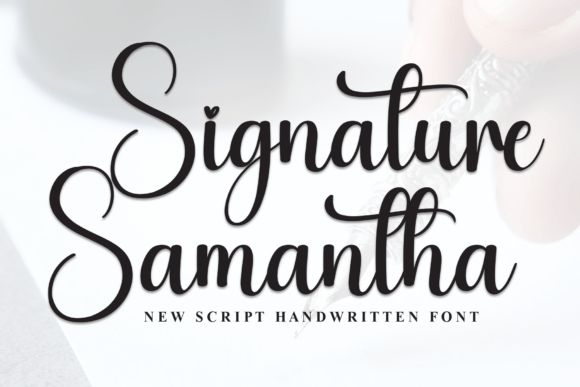 Signature Samantha Font: Elevating Web Design