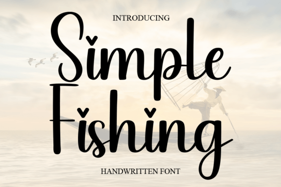 Simple Fishing Font: Elevate Your Campaign Visuals