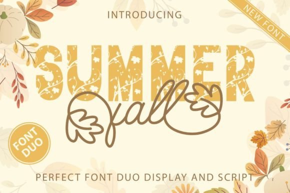 Summer Fall Duo: A Typeface for Editorial Warmth