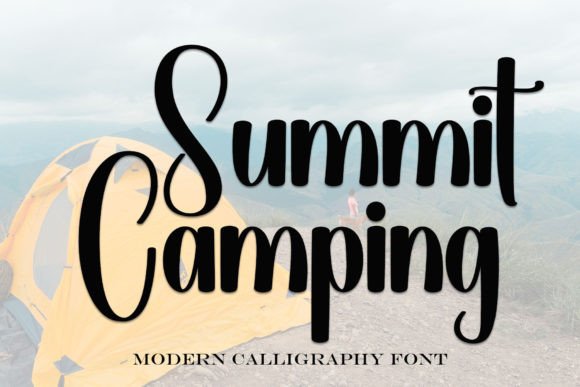 Summit Camping: A Handwritten Font for Authentic Branding