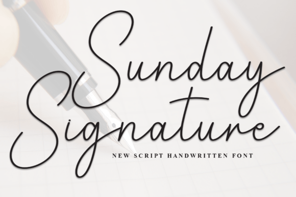 Sunday Signature: The Handwritten Font That Elevates Brand Identity