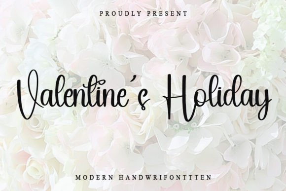 Valentines Holiday: A Handwritten Font for Editorial Charm
